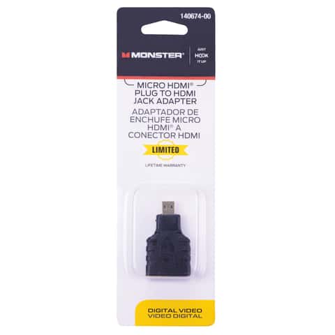 Cable Adaptador HDMI StarTech.com Hembra Micro HDMI Macho 12 Centimetros  Negro - Digitalife eShop