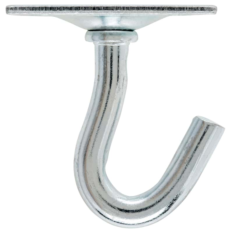 Hampton Small Zinc-Plated Silver Steel 3.75 in. L Rope Binding Hook 300 lb  1 pk - Ace Hardware