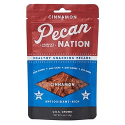 Pecan Nation Cinnamon Pecans 4 oz Pouch