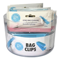 R&M International Corp 4 in. L Icing Bag Closures Blue 24 pc