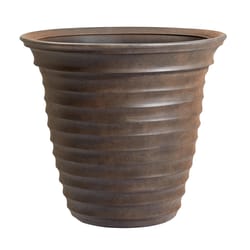 Grosfillex Resin Planter Rust