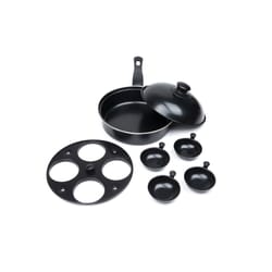 Fox Run Black Carbon Steel Egg Poaching Pan