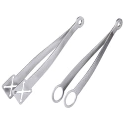 Progressive Prepworks Silver Stainless Steel Appetizer Tongs