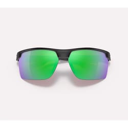 Native Ridge-Runner Unisex Matte Black Frame Green Lens Polarized Sunglasses