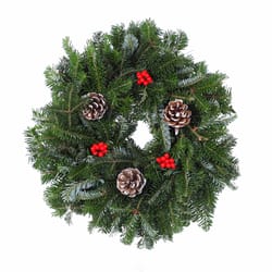 Wishon Evergreens Green Fraser Fir Bouquet Wreath