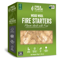 Fire & Flavor Wax Fire Starter 24 pk
