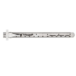 PRECISE (2 Pack) 6 Steel Ruler | Dual SAE & Metric Measurements | Robust  Stainless Steel | Inches-to-MM Conversion Table
