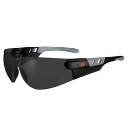 Ergodyne Skullerz Anti-Fog Frameless Safety Glasses Smoke Lens Black Frame 1 pc