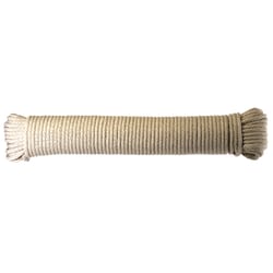 Ace 7/32 in. D X 100 ft. L White Solid Braided Cotton Cord