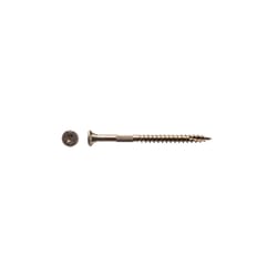 Big Timber No. 9 X 2-1/2 in. L Star Gold Zinc Coated Deep Wood Screws 94 pk