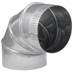 Imperial 6 in. D X 6 in. D Adjustable 90 deg Galvanized Steel Furnace Pipe Elbow