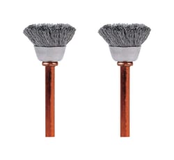 Dremel 1/2 in. X 1.75 in. L Stainless Steel Brush 2 pk