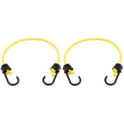 Keeper Black/Yellow Zipcord 20 Bulk - Adjustable Bungee Cord