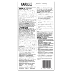 E6000 High Strength Automotive and Industrial Adhesive Gel 3.7 oz