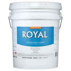 Royal Semi-Gloss Tint Base Neutral Base Paint Interior 5 gal