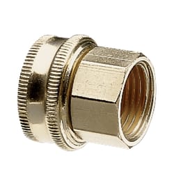 Gilmour 1/2 & 3/4 in. Brass Threaded Double Female Swivel Hose Connector