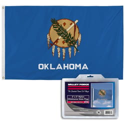Valley Forge Oklahoma State Flag 36 in. H X 60 in. W