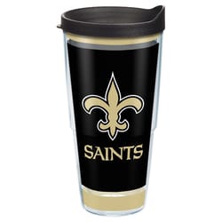 Tervis NFL 24 oz New Orleans Saints Multicolored BPA Free Tumbler with Lid
