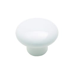 Amerock Allison Round Cabinet Knob 1-1/4 in. D 15/16 in. Flat 1 pk