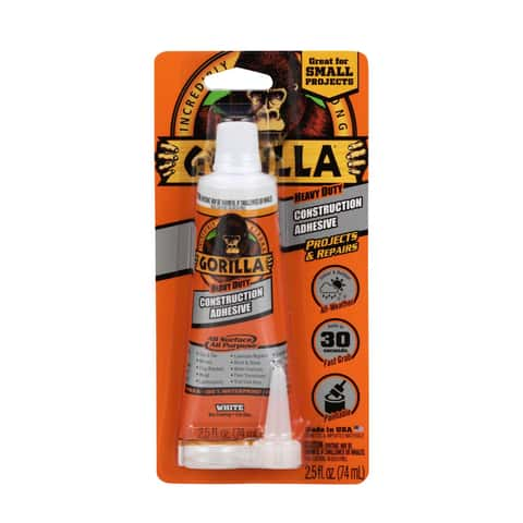 Gorilla All Purpose Construction Adhesive 2.5 oz