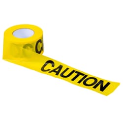 C.H. Hanson 1000 ft. L X 3 in. W Plastic Caution Barricade Tape Yellow