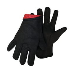 Boss Men's Indoor/Outdoor Jersey Work Gloves Brown L 1 pair