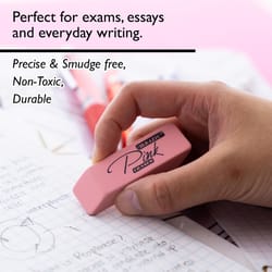 Bazic Products Pink Pencil Erase Wedge 4 pk