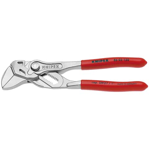 Knipex 10 in. Chrome Vanadium Steel Smooth Jaw Pliers Wrench - Ace Hardware