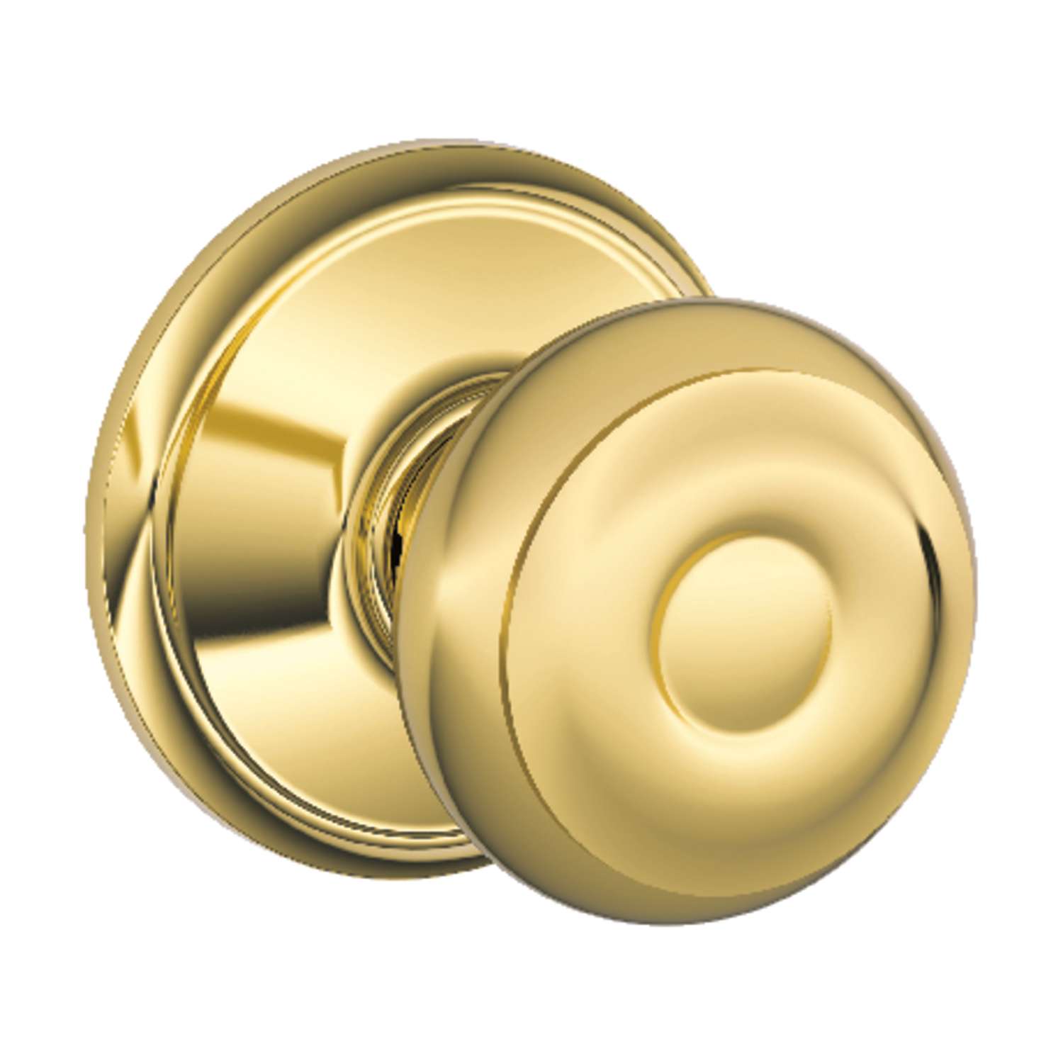 Schlage Bright Brass Passage Lockset ANSI Grade 2 13/4 in