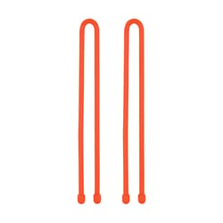 Nite Ize Gear Tie 12 in. L Orange Twist Ties 2 pk