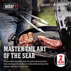 Weber Gourmet BBQ System Searing Grate 11.9 in. 0.5 in. W