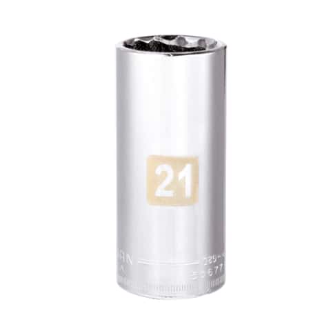 Craftsman 21 mm Metric Deep Socket, 3/8 in. Drive, 12 Point