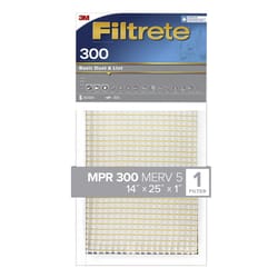 Filtrete 14 in. W X 25 in. H X 1 in. D Polypropylene 5 MERV Pleated Air Filter 1 pk