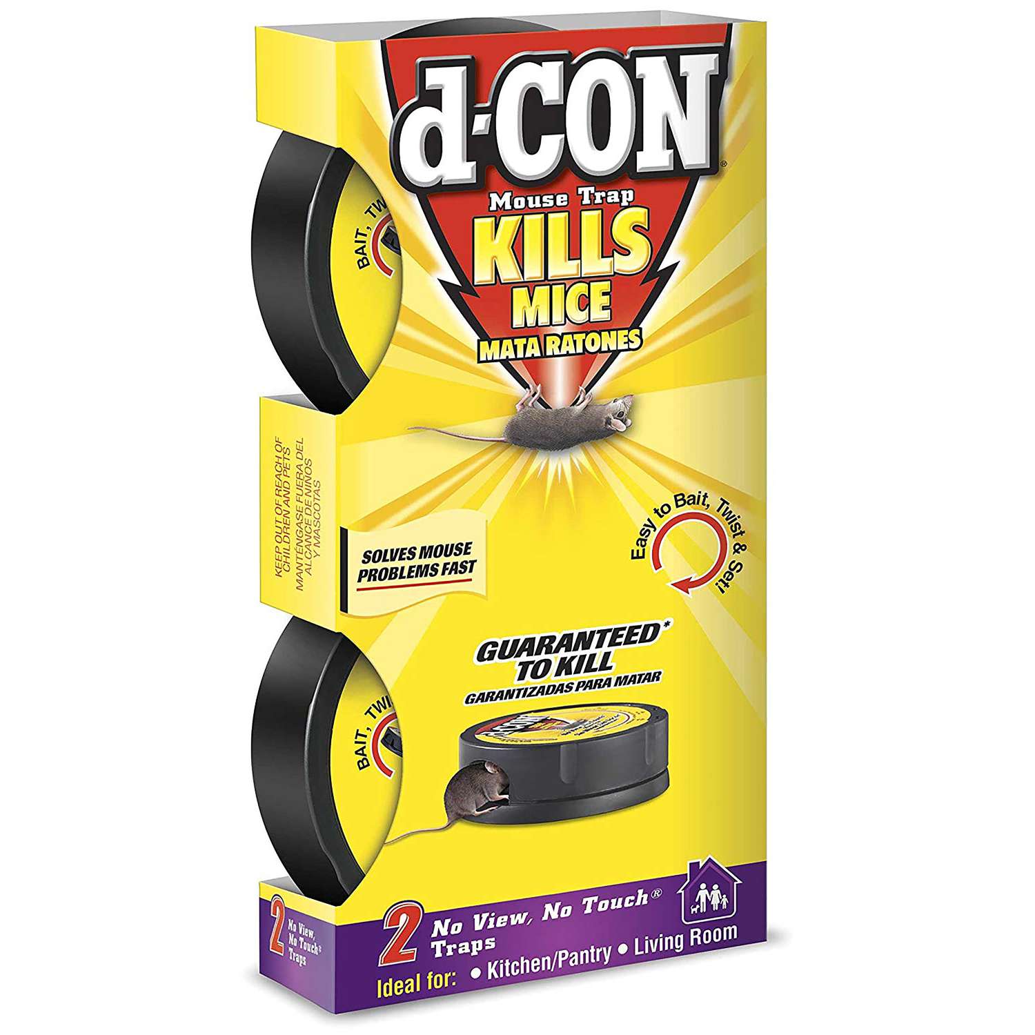 D-Con Small Snap Trap For Mice 2 pk - Ace Hardware