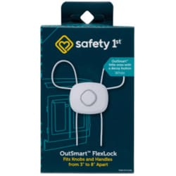 Safety 1st OutSmart White Plastic Cabinet Flex Lock 1 pk