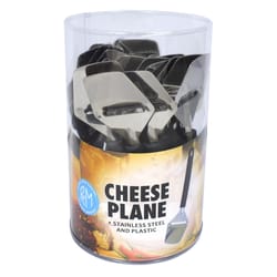 R&M International Corp Black/Silver Plastic/Stainless Steel Cheese Plane