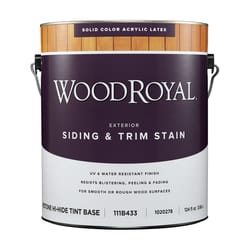 Ace Wood Royal Solid Tintable Flat Midtone Hi Hide Base Acrylic Latex Siding/Trim Stain 1 gal