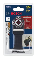 Bosch Starlock 1-1/4 in. X 4 in. L Bi-Metal Plunge Blade 1 pk