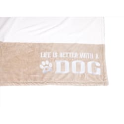 Pavilion We People Life is Better with a Dog Blanket Polyester 1 pk