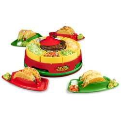 Taco Tuesday 20 oz Multicolored Plastic Lazy Susan Chip and Dip Bowl 14.17 in. D 1 pk