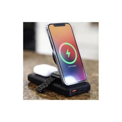 Fashionit Juicebar Sage Black Wireless Charger and Phone Holder For Apple iPhone