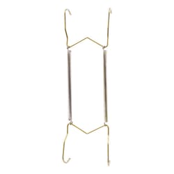 HILLMAN Brass-Plated Gold All Purpose Hanger 30 lb 1 pk