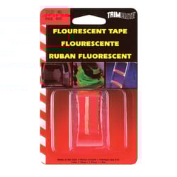 Trim Brite  3/4 in. W x 4 in. L Fluorescent Red  Reflective Tape  1 pk 