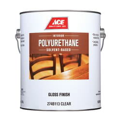 Ace Gloss Clear Solvent-Based Polyurethane Wood Finish 1 gal