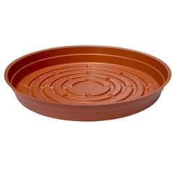 Curtis Wagner Plastics 10 in. W X 10 in. D X 10 in. D Vinyl Plant Saucer Terracotta