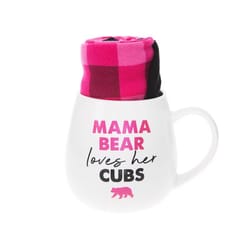 Pavilion Warm & Toe-sty 15.5 oz White BPA Free Mama Bear Mug