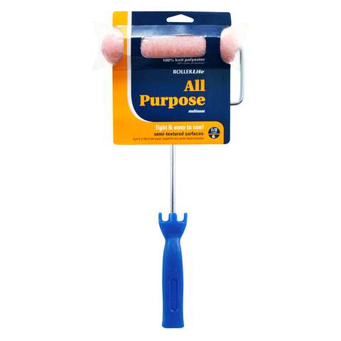 RollerLite All Purpose 6.5 in. W Mini Paint Roller Frame and Cover ...