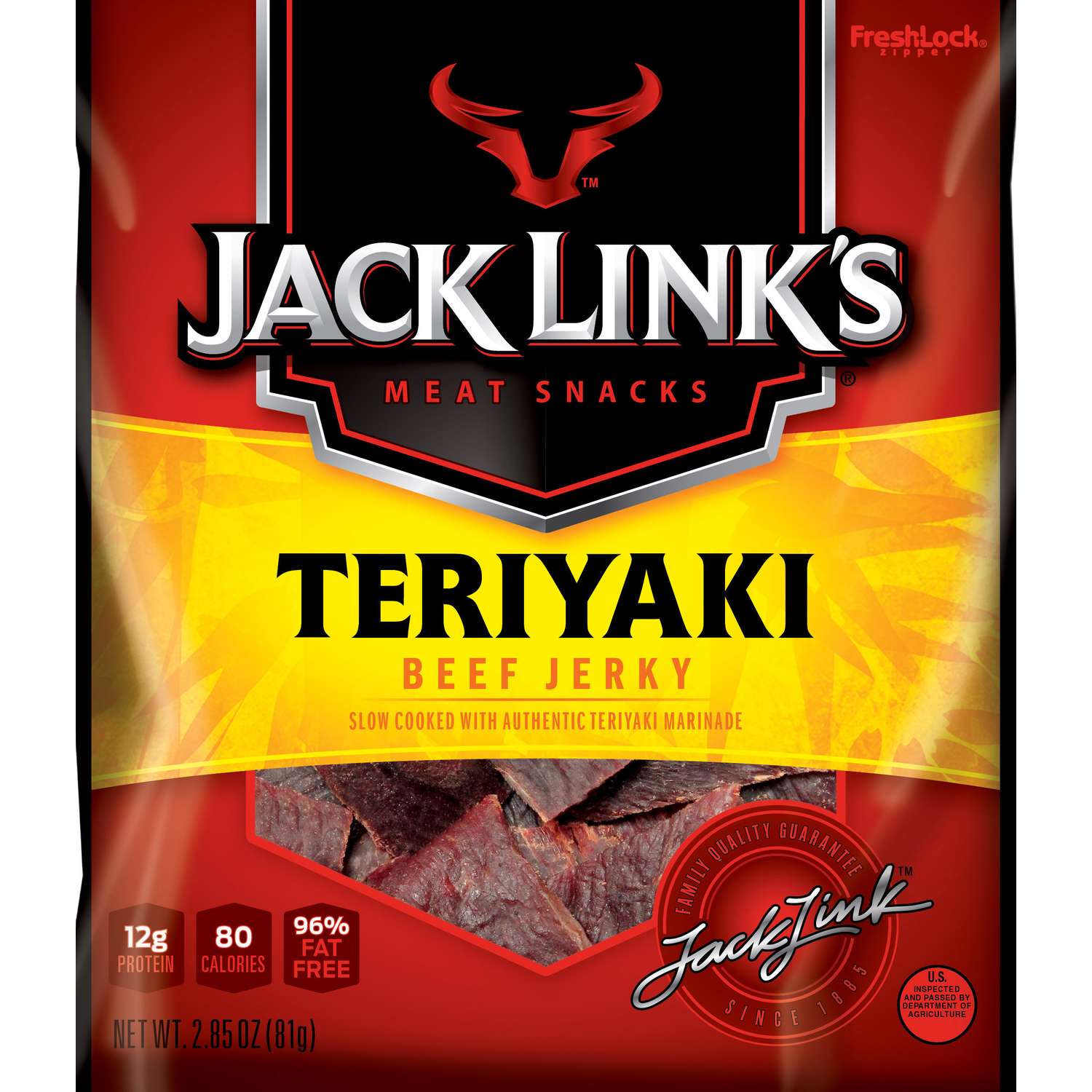 Jack Link's Teriyaki Beef Jerky 2.85 oz. Bagged Ace Hardware