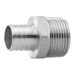 Boshart Industries 1 in. PEX X 1 in. D MPT Stainless Steel Adapter