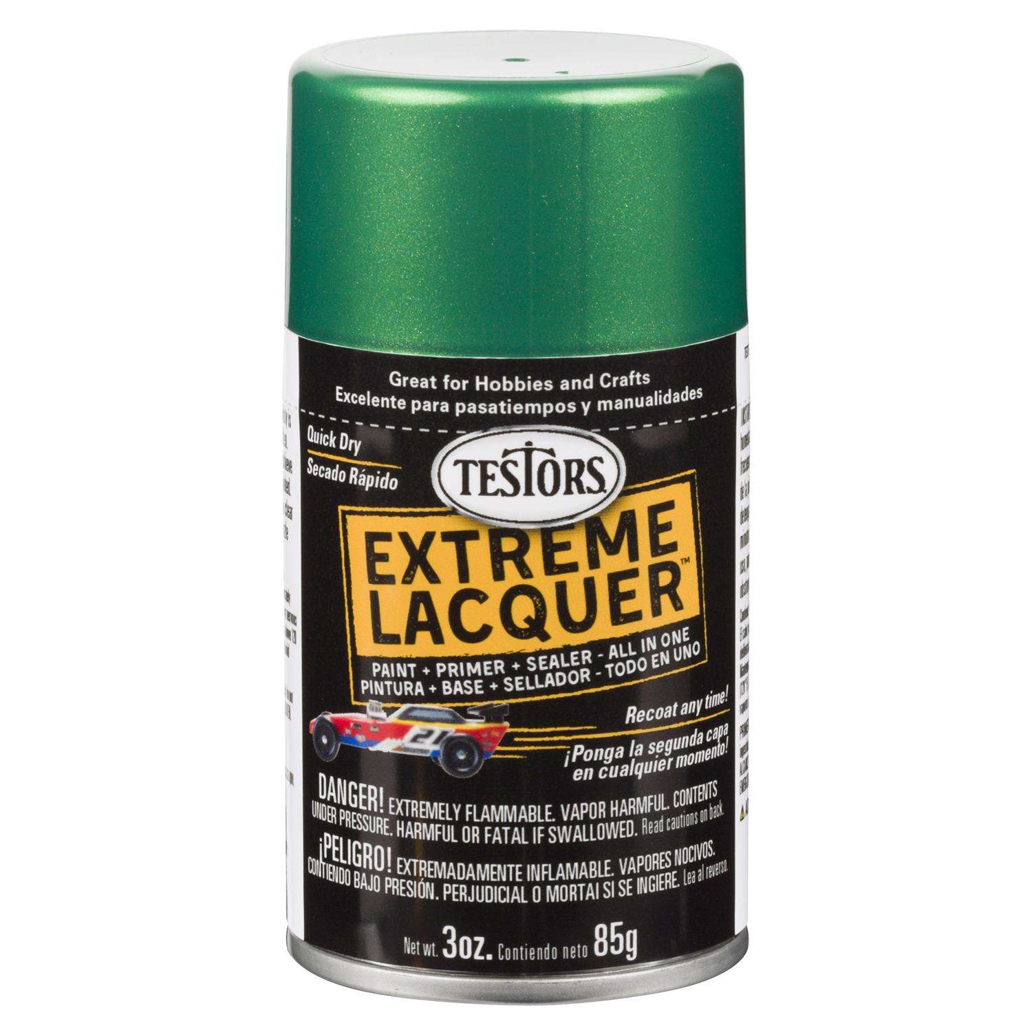 Testors Extreme Lacquer Gloss Mystic Emerald Spray Paint 3 oz Ace